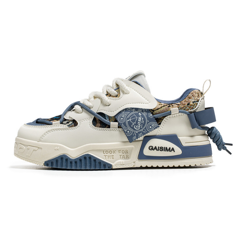 Baskets casual pour homme à lacets et semelle amortissante 6
