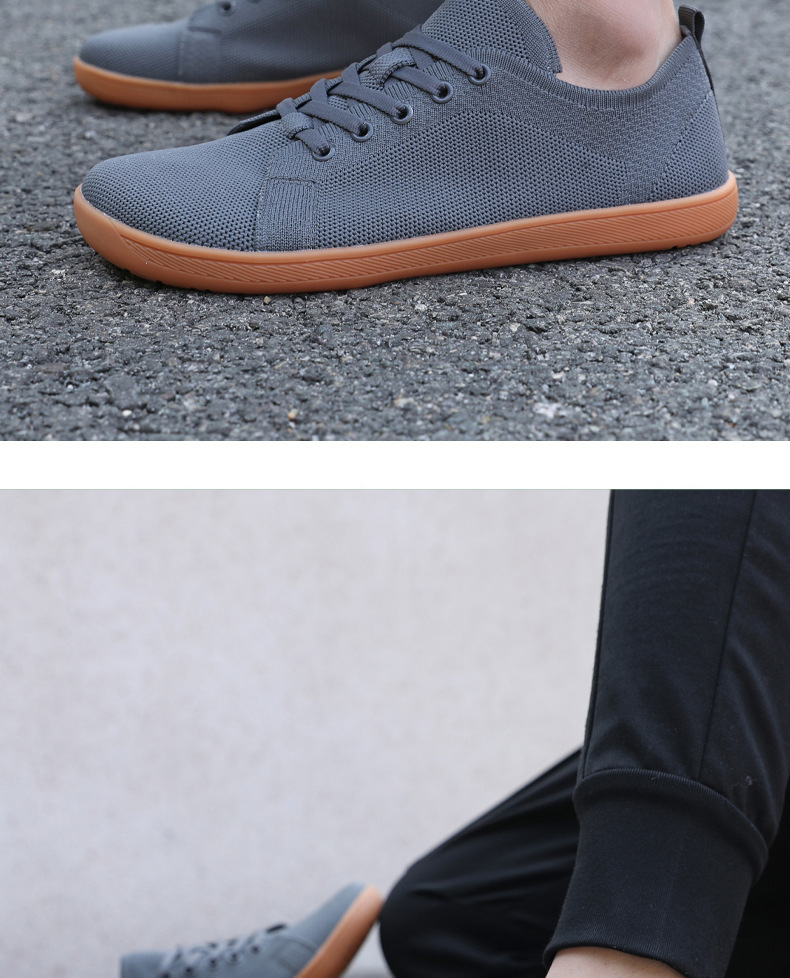 Men's Breathable Knit Minimalist Casual Shoes detail 3
