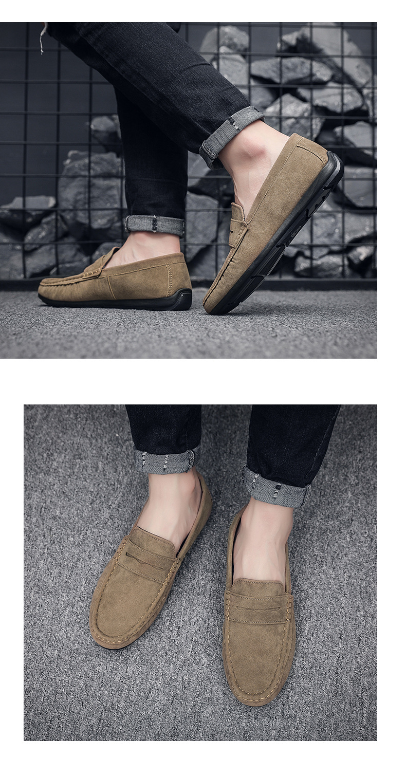 Klassische Slip-on Wildleder-Loafer für Herren – Freizeitschuhe detail 5