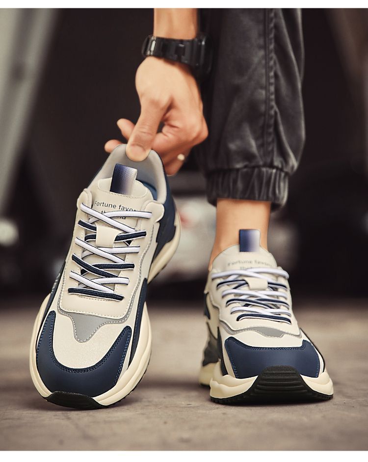 Men's Colorblock Cushioned Platform Sneakers detail 4