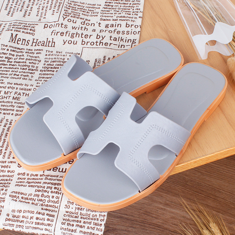 Solid Color Letter Grey