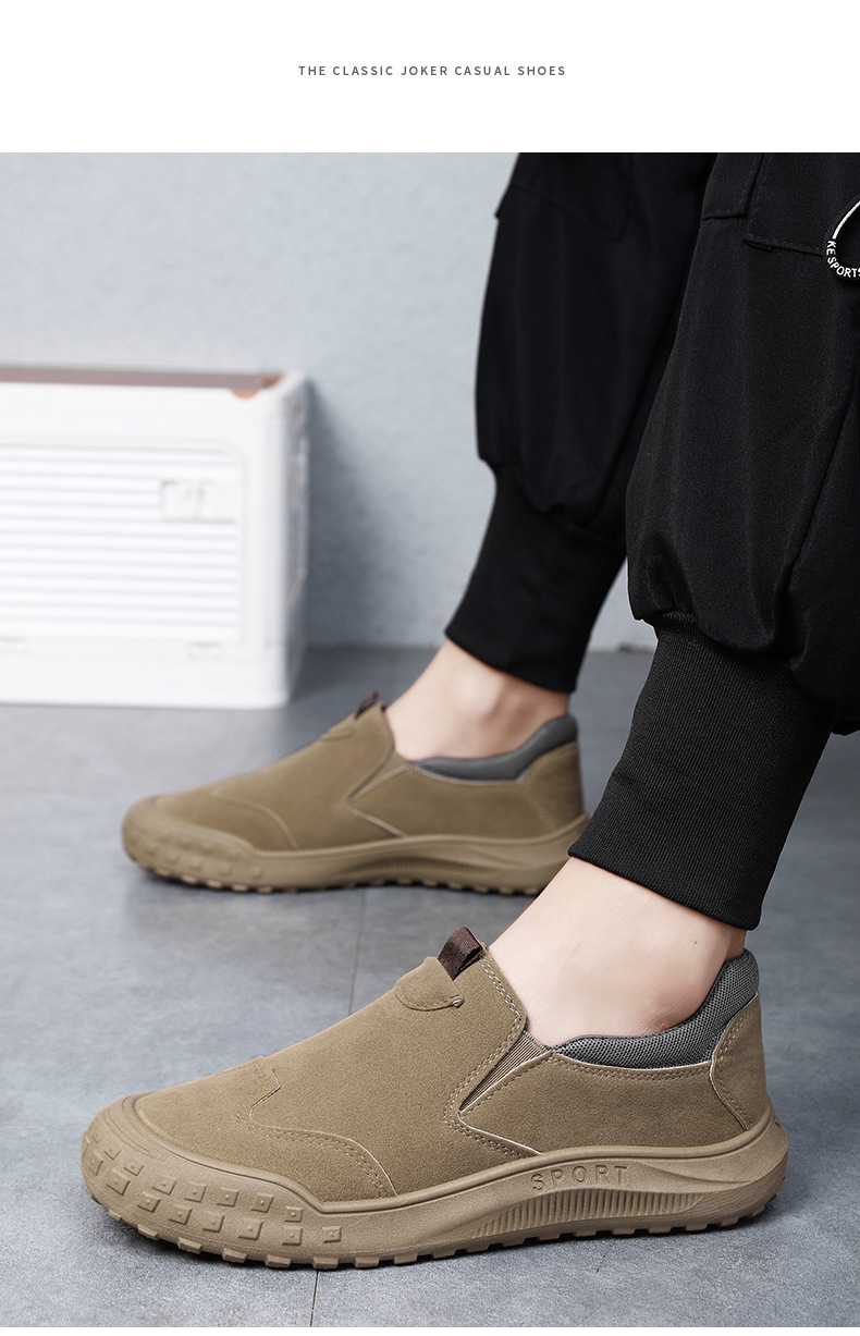 Rutschfeste Herren-Freizeitschuhe zum Hineinschlüpfen detail 3