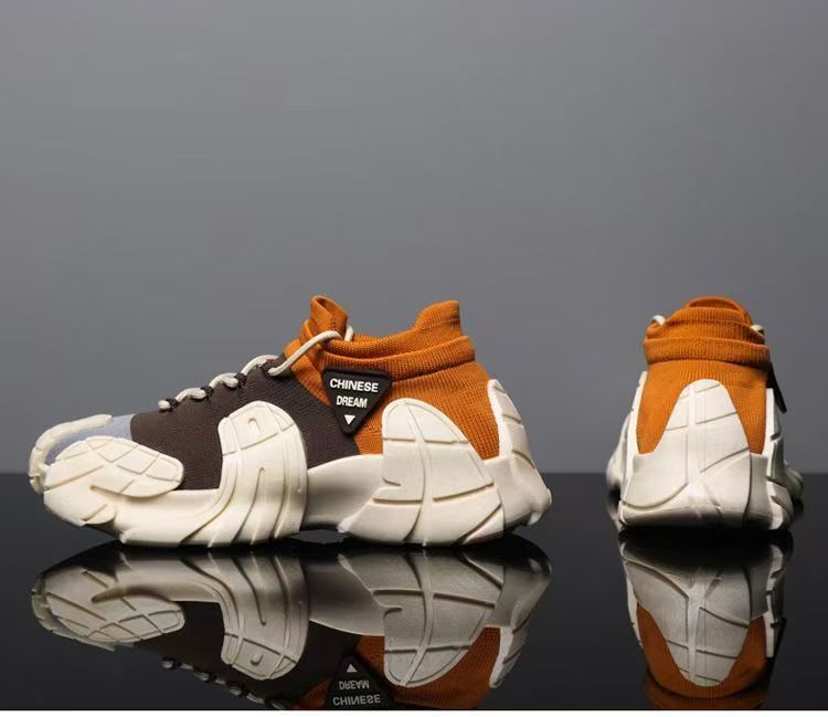 Chaussures casual plateforme unisexe en maille respirante detail 7