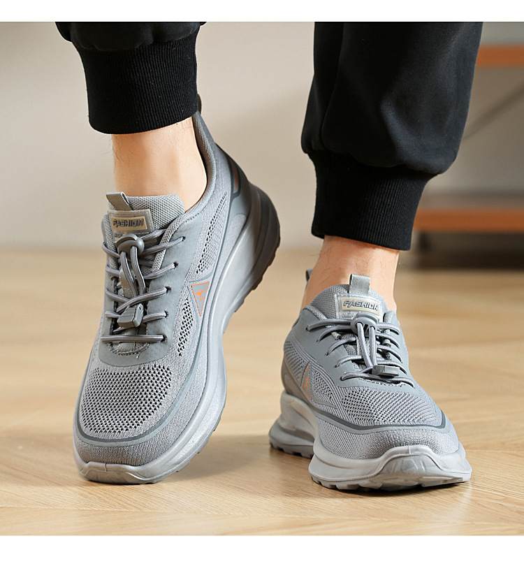 Lichte en ademende mesh hardloopschoenen voor heren detail 20