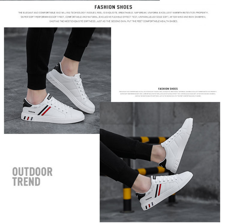 Chaussures casual à lacets pour homme style colorblock detail 4