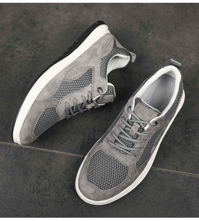 Scarpe casual stringate e traspiranti in mesh da uomo detail 2