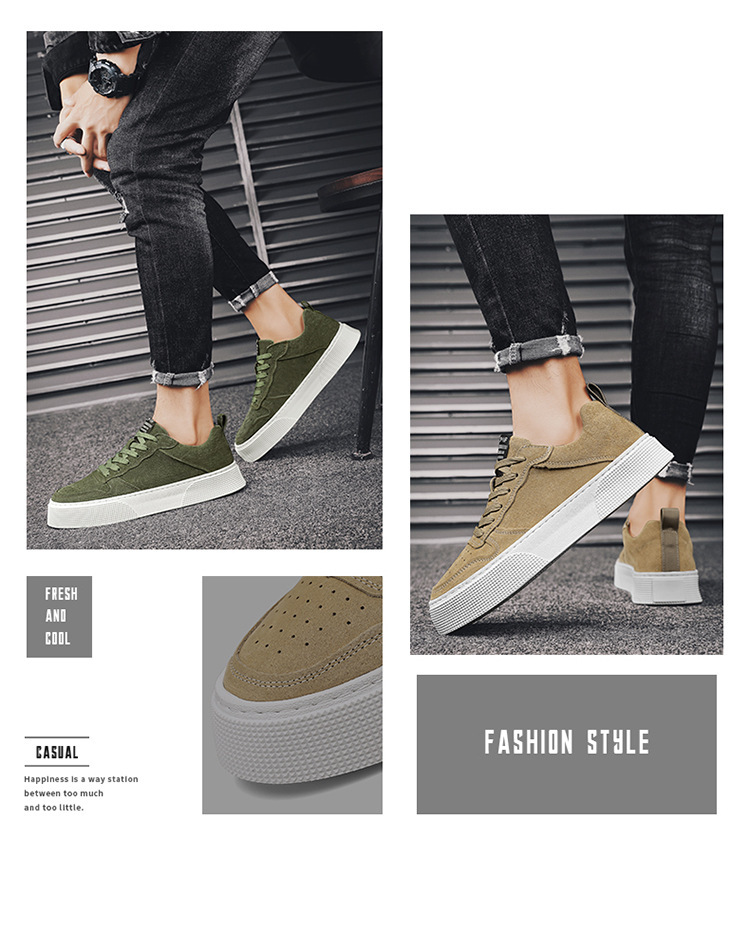 Atmungsaktive Herren-Skateschuhe mit Schnürung & Plateau detail 1