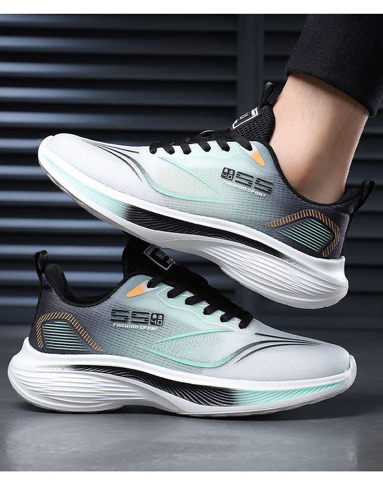 Atmungsaktive, dämpfende & leichte Herren-Laufschuhe detail 9