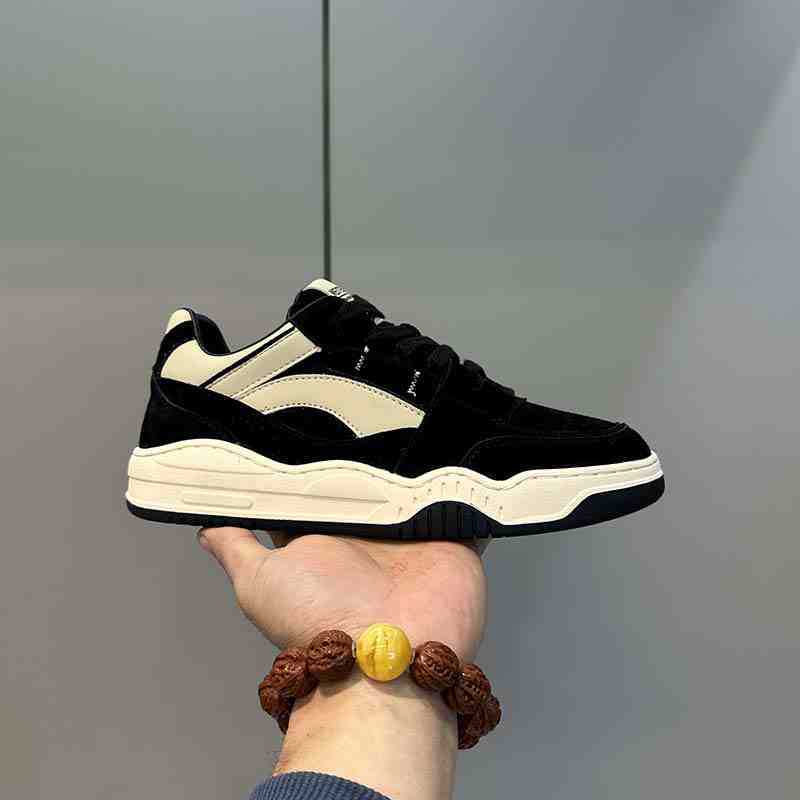 Zapatillas de skate unisex de ante con cordones y diseño color block detail 13