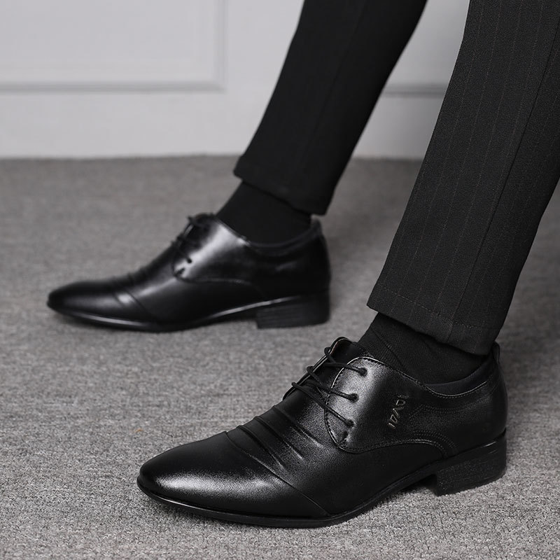 Nette veterschoenen met spitse neus voor heren 5