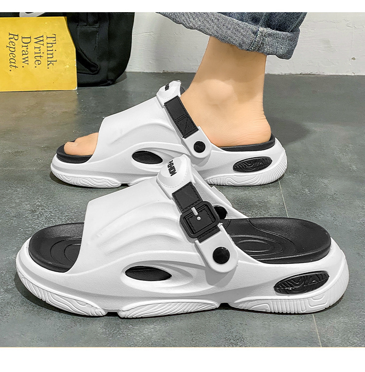 Chaussons légers en EVA pour hommes à bout ouvert et amorti detail 10