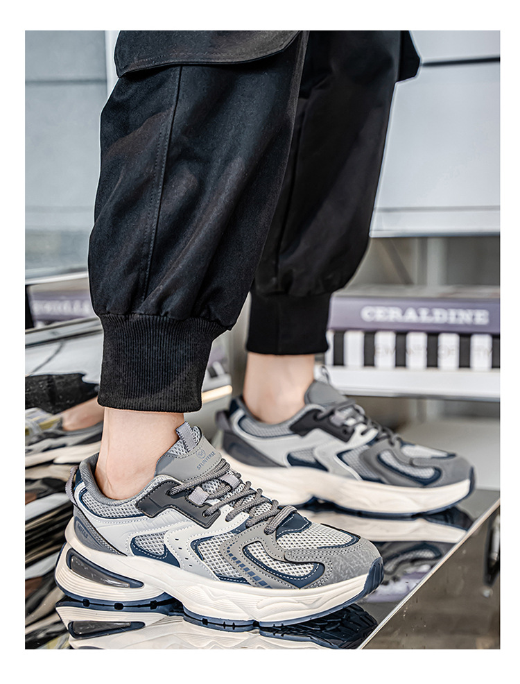 Men's Breathable Cushioned Platform Casual Shoes detail 8