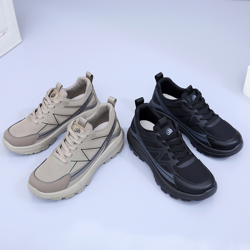 Atmungsaktive, gedämpfte Plateau-Sneaker für Herren 5