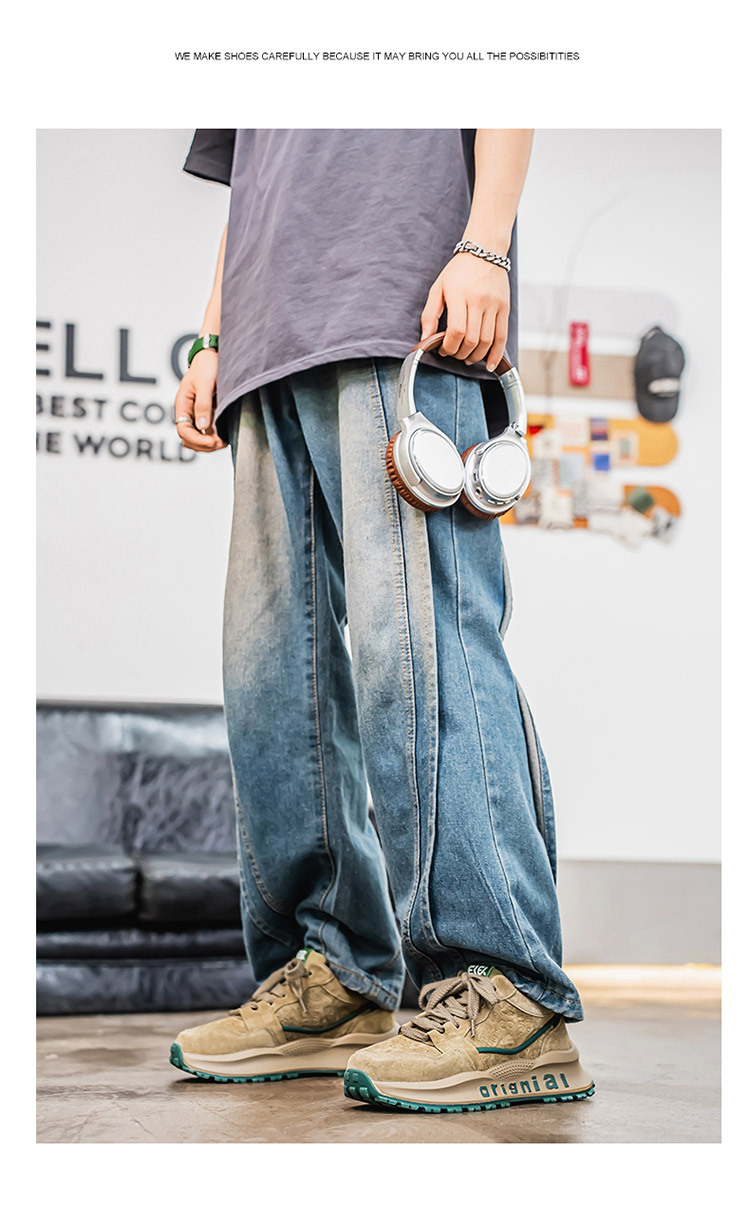 Men's Colorblock Cushioned Platform Casual Shoes detail 16