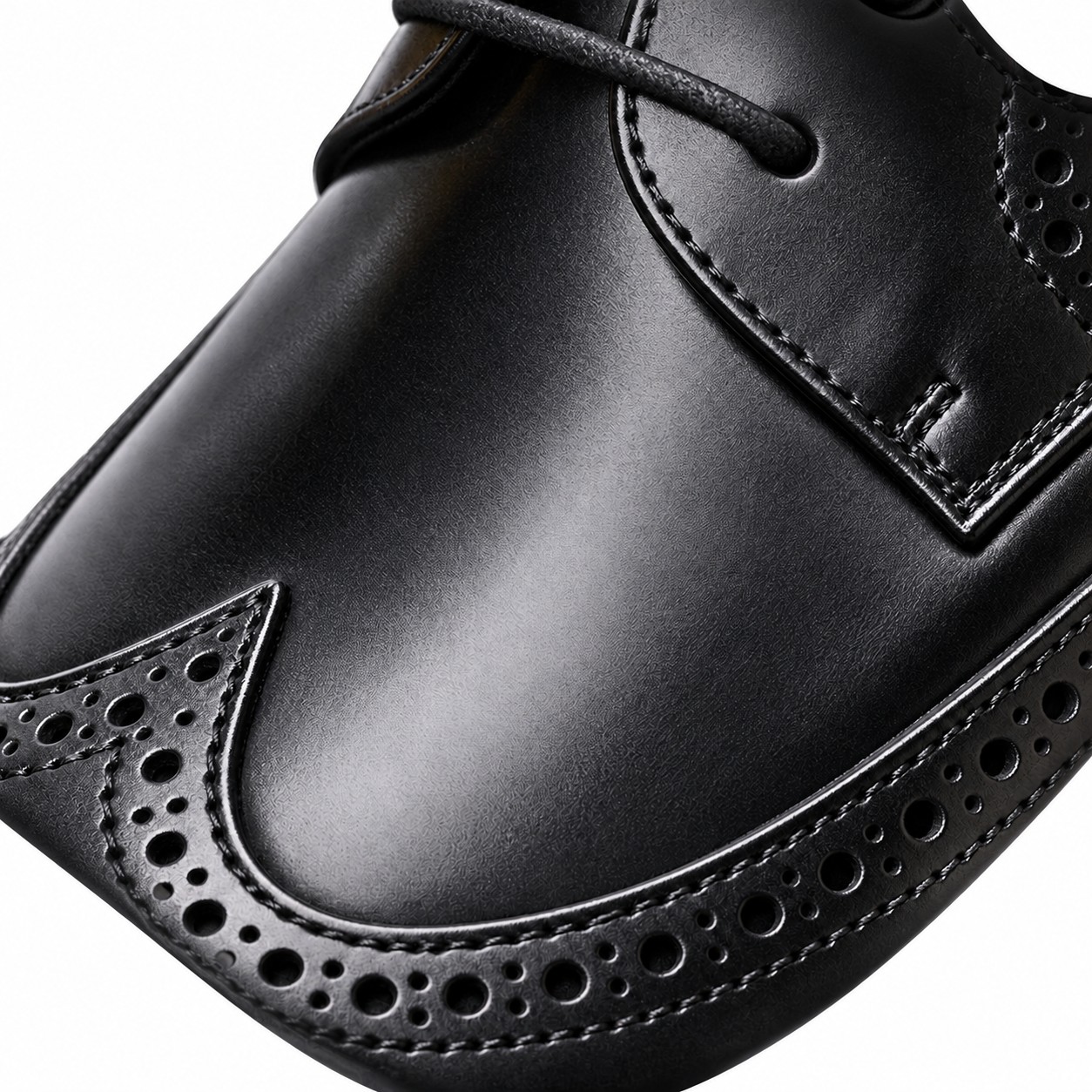 Men's Full-Grain Leather Wingtip Brogue Derby Dress Shoes 9