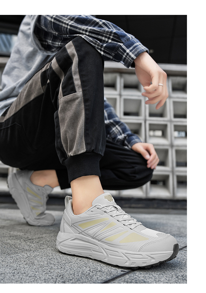 Chaussures de running à plateforme respirantes et amortissantes homme detail 5