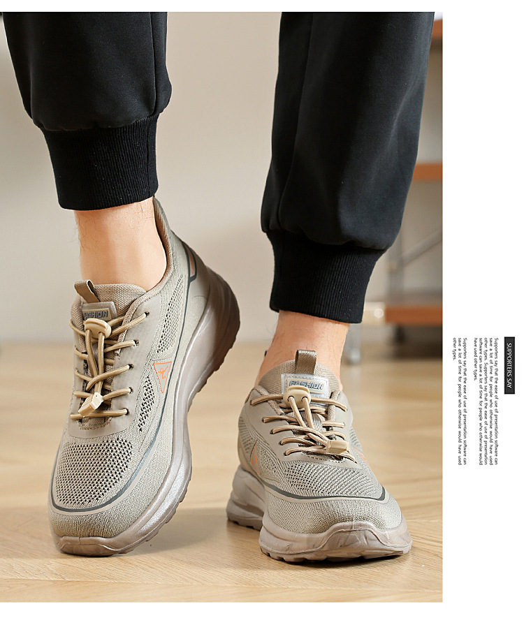 Lichte en ademende mesh hardloopschoenen voor heren detail 12