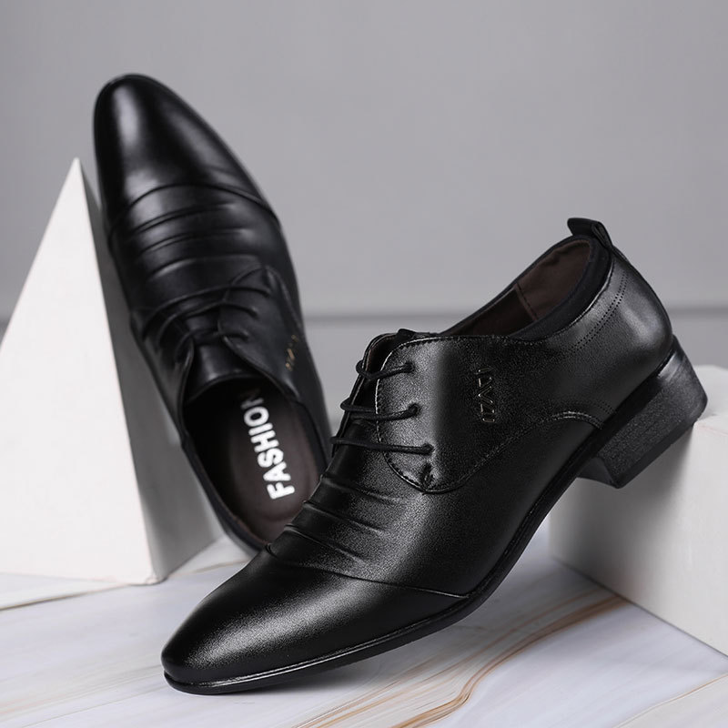 Nette veterschoenen met spitse neus voor heren 3