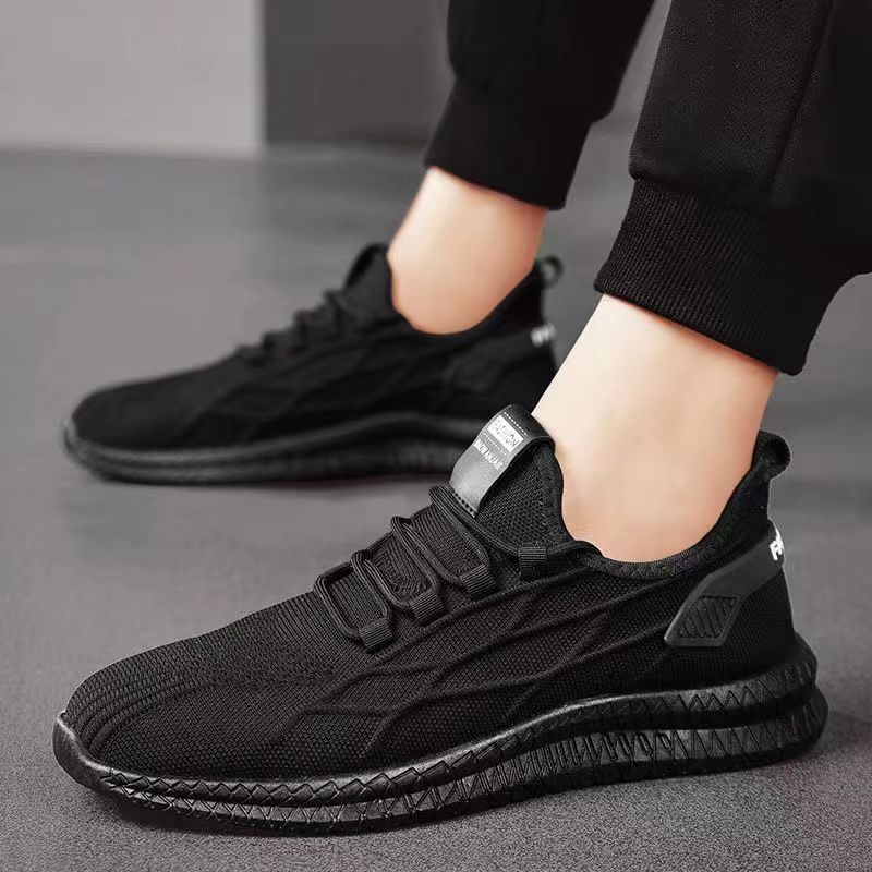 Men's Breathable Knit Lightweight Running Shoes detail 13