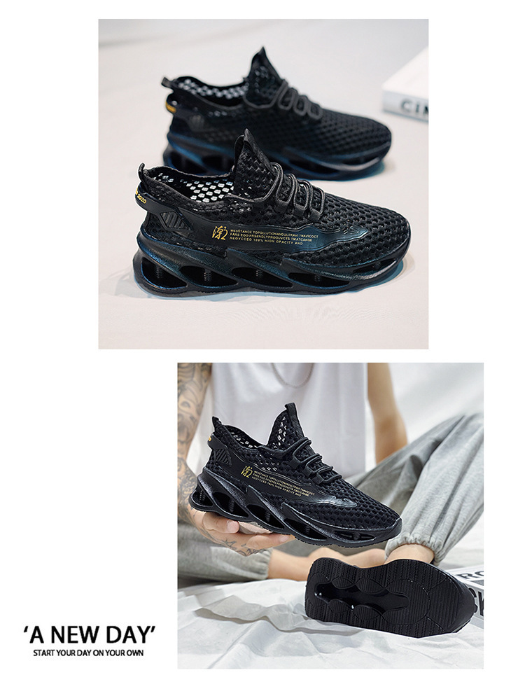 Atmungsaktive, leichte Herren-Laufschuhe aus Mesh detail 12