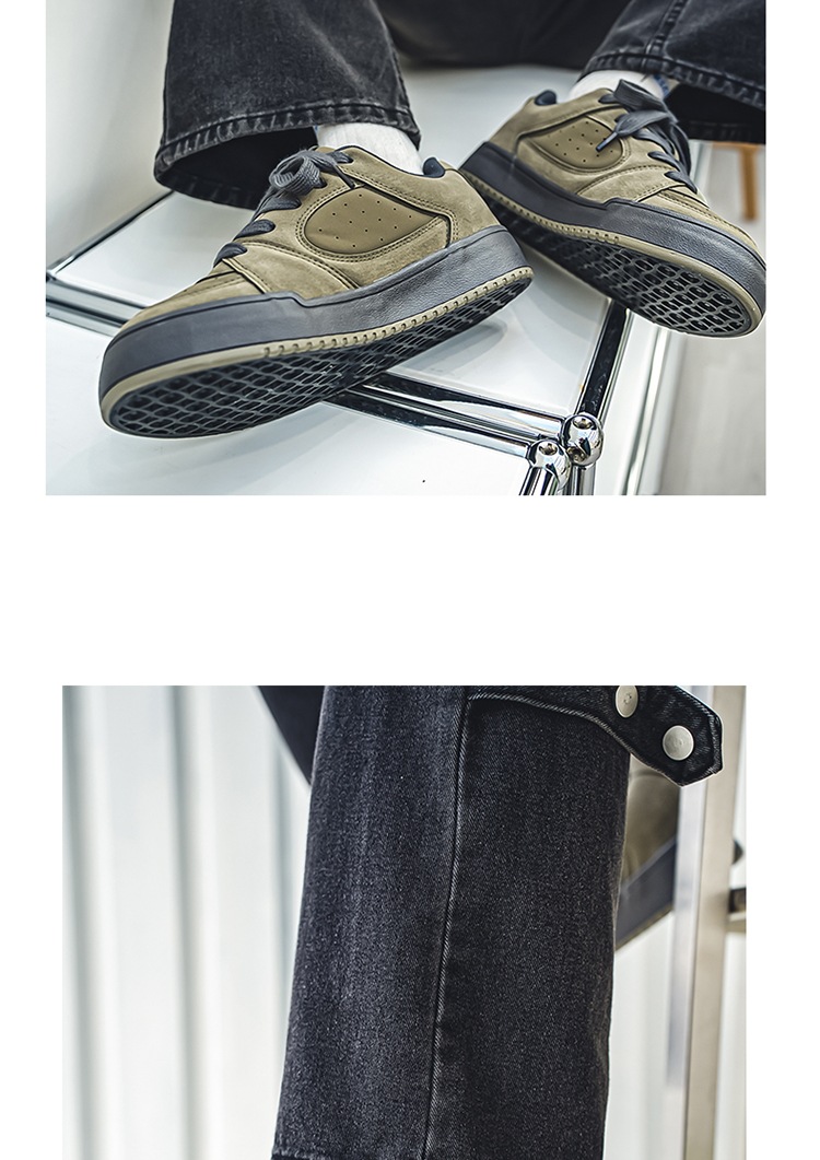 Chaussures de skate casual à lacets et amorti pour homme detail 17
