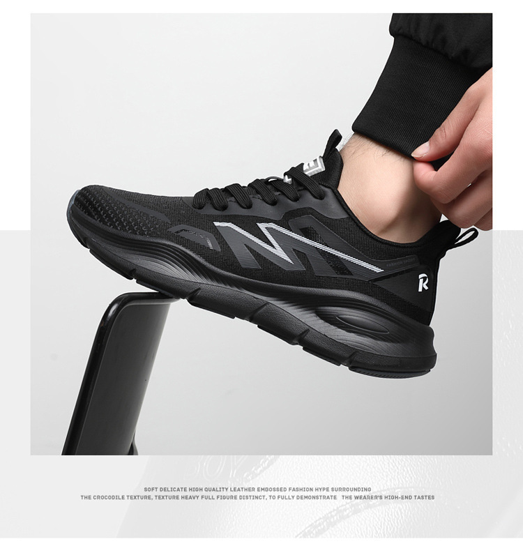 Men's Breathable Lightweight Cushioned Running Shoes detail 2