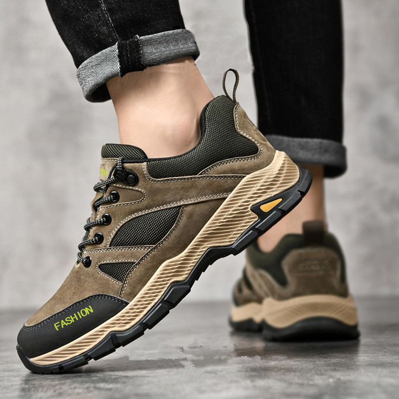 Scarpe casual da uomo traspiranti antiscivolo stringate per l'outdoor 5