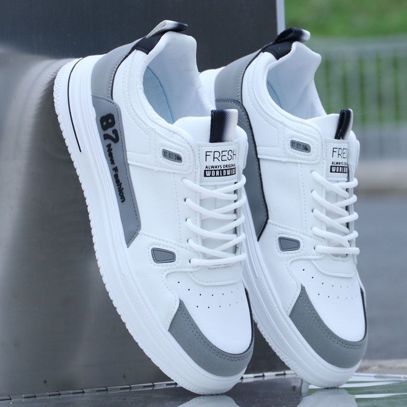 Baskets casual à lacets colorblock pour homme detail 1