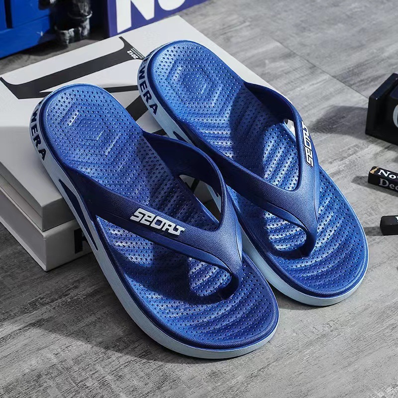 Men's Flip-Flop Slippers Blue