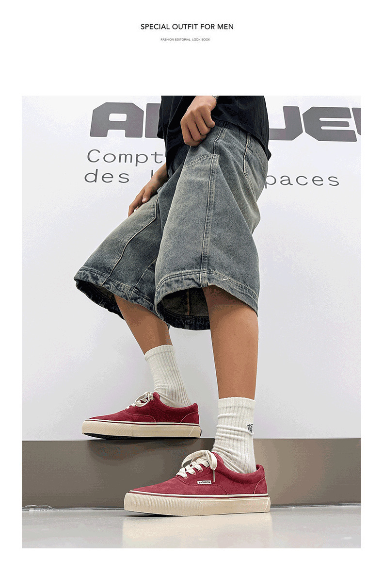 Gedämpfte und strapazierfähige Herren-Skateschuhe mit Schnürung detail 5