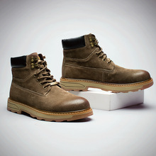 Men's Leather Lace-Up Low-Top Casual Shoes detail 7
