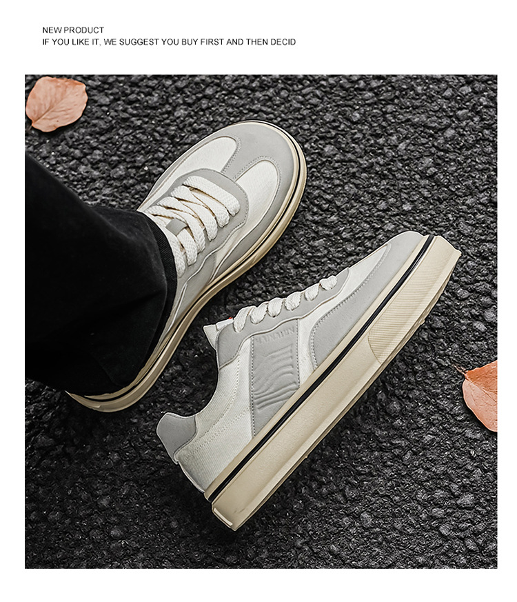 Herren Freizeitschuhe mit Schnürung, Colorblocking & Plateau detail 11