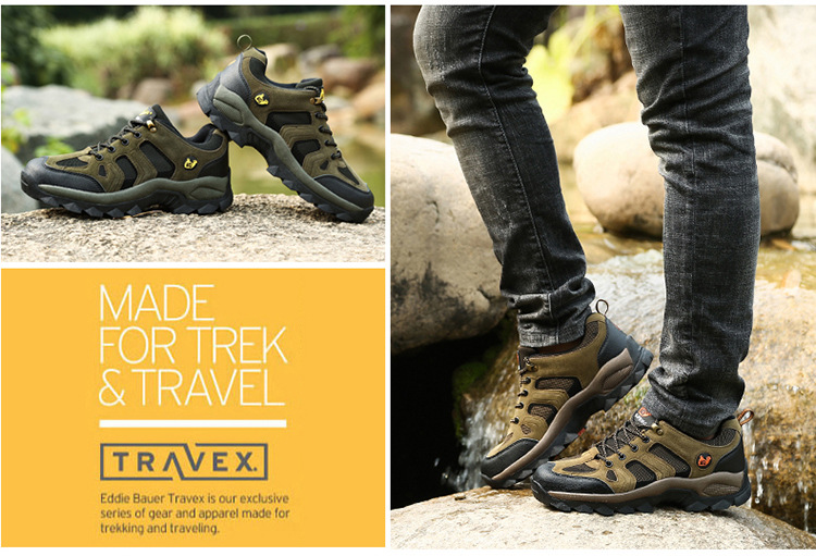 Scarpe sportive outdoor unisex traspiranti e antiscivolo stringate detail 7