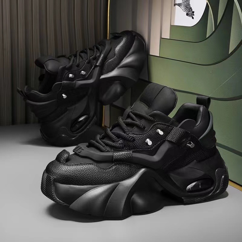 Unisex Chunky Plateau-Sneaker mit Luftpolsterung für den Alltag