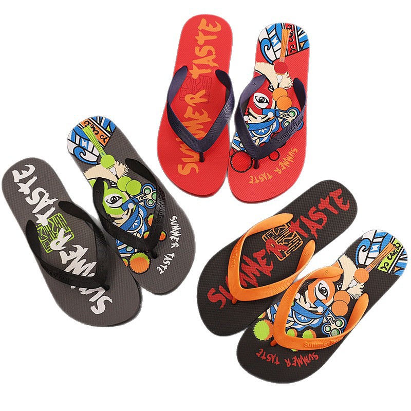 Unisex Lightweight Graphic-Print Beach Flip-Flops 6