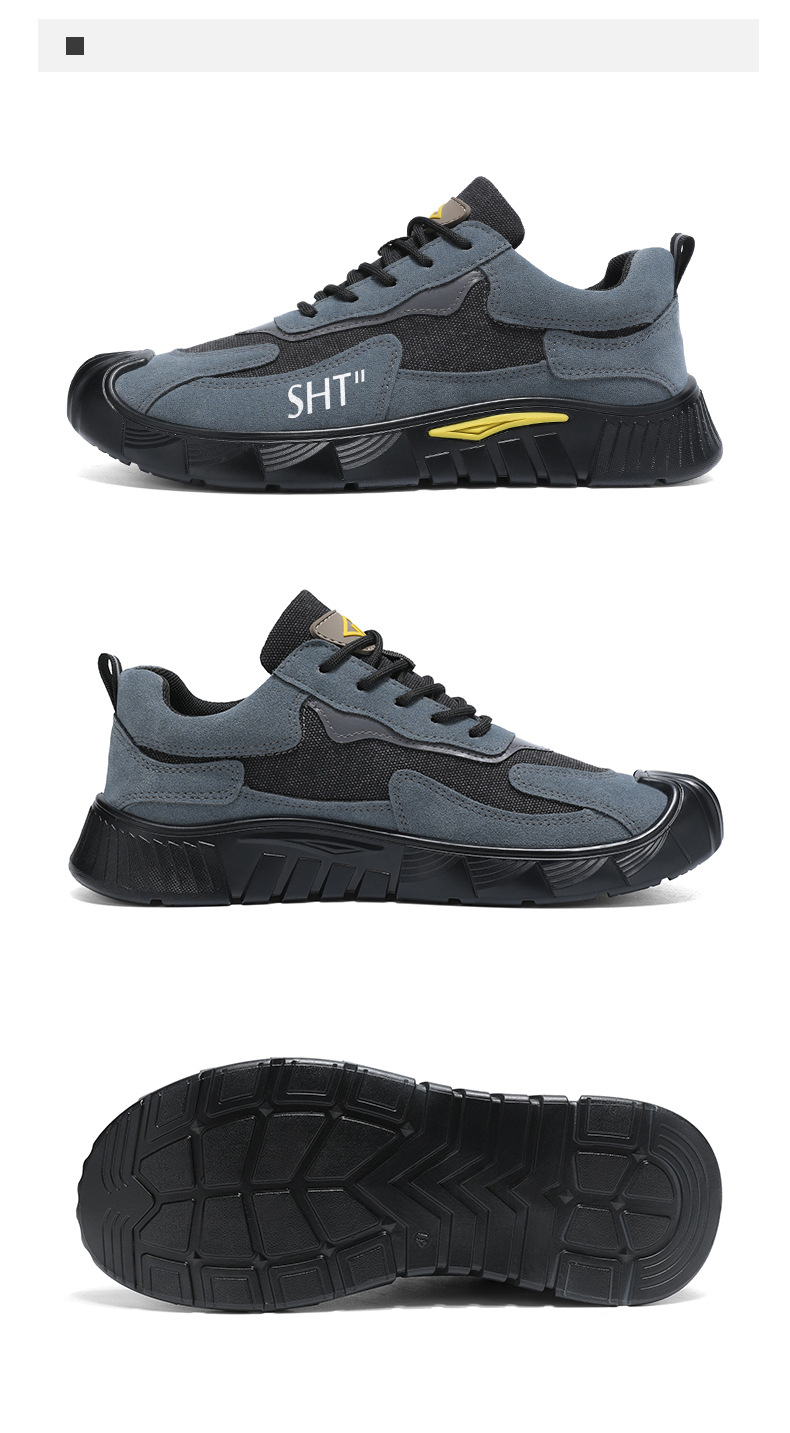 Chaussures casual pour hommes respirantes à lacets style color-block detail 15