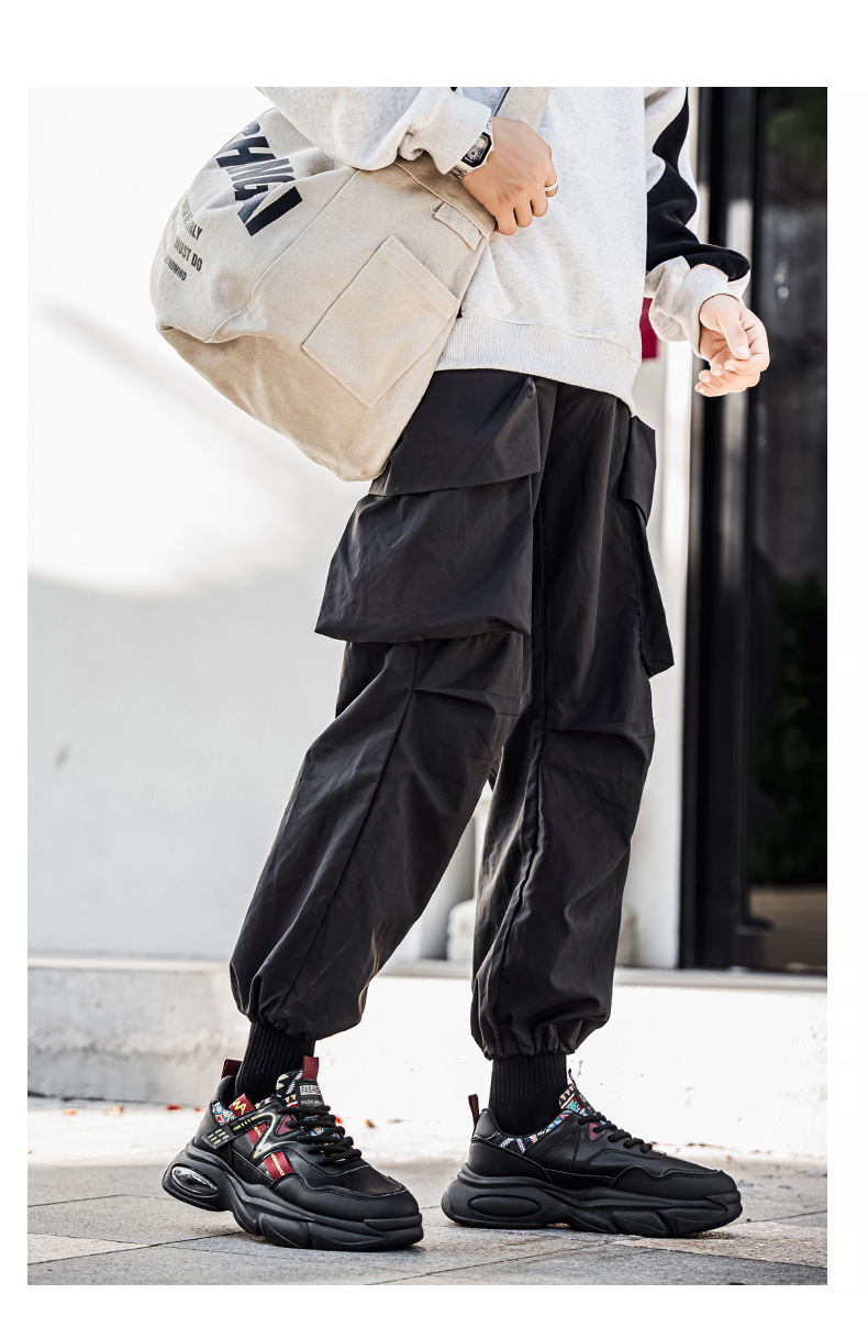Sneakers casual da uomo stringate con plateau e ammortizzazione detail 8