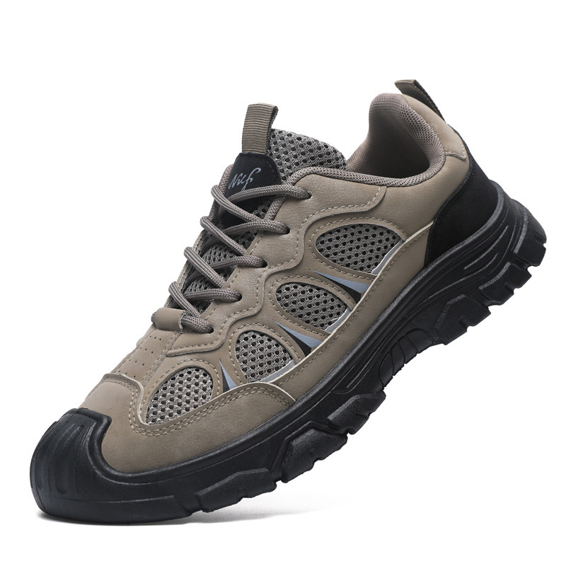 Atmungsaktive Herren-Freizeitschuhe mit Mesh und Schnürung für draußen 6