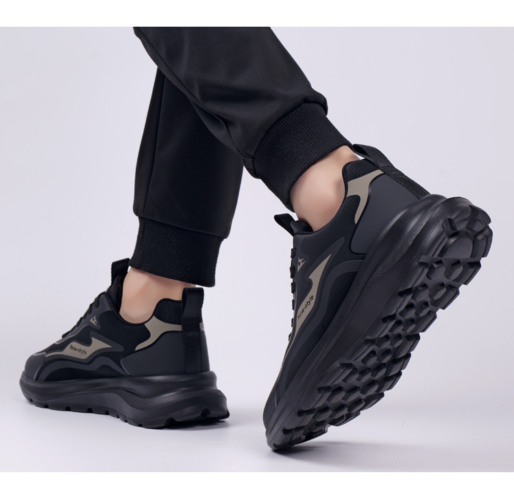 Scarpe sportive da uomo traspiranti e ammortizzate con lacci detail 6