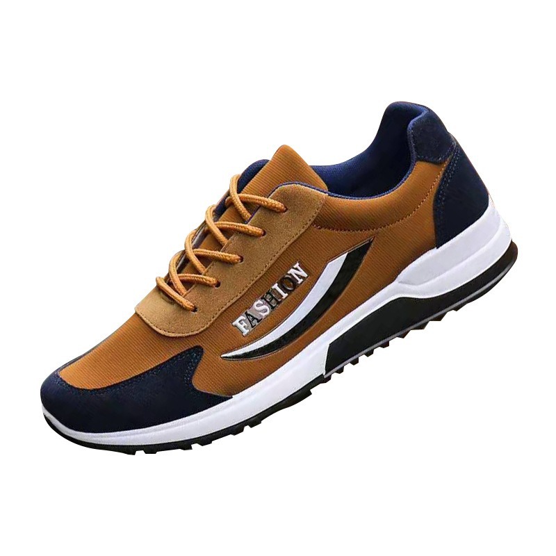Atmungsaktive Herren-Sneaker mit Schnürung im Colorblock-Design 6