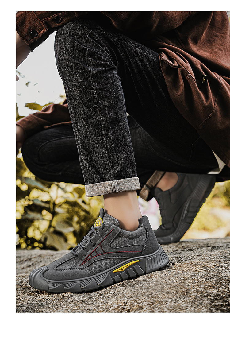 Atmungsaktive Freizeitschuhe für Herren mit Schnürung und Rutschhemmung detail 3