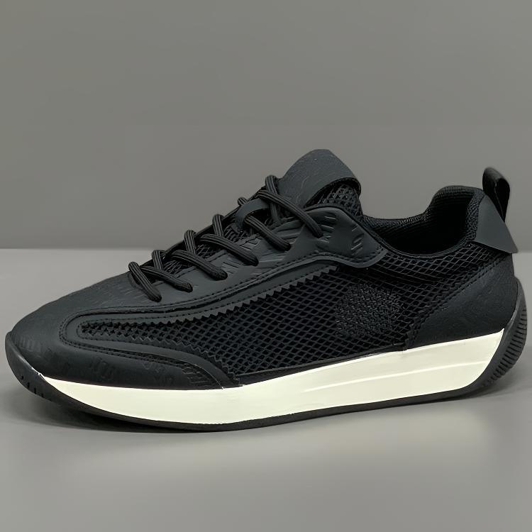 Atmungsaktive Herren-Freizeitschuhe aus Mesh mit Schnürung & Plateau detail 7