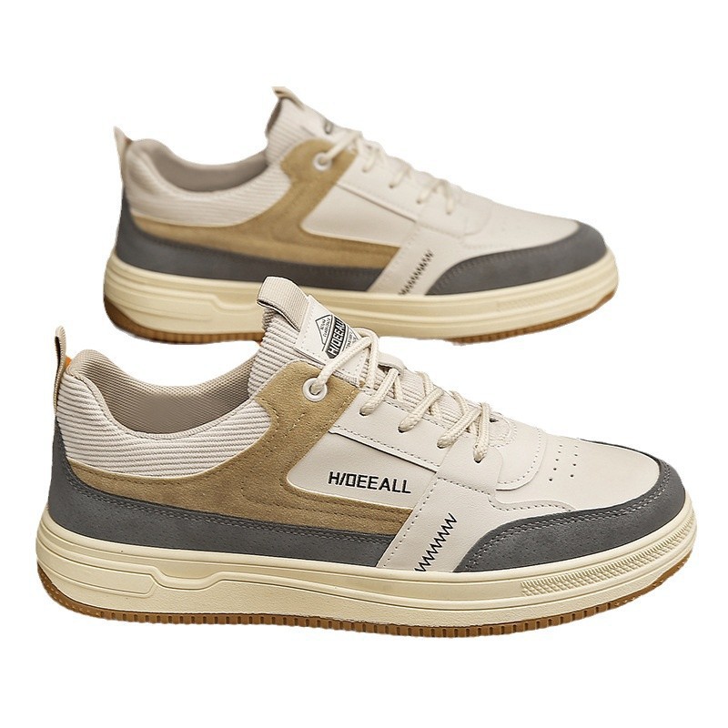 Men's Colorblock Lace-Up Casual Shoes 6