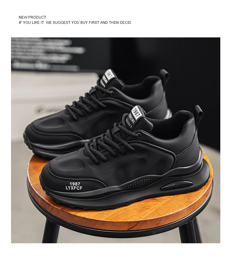 Chaussures casual à plateforme et blocs de couleurs pour homme detail 18