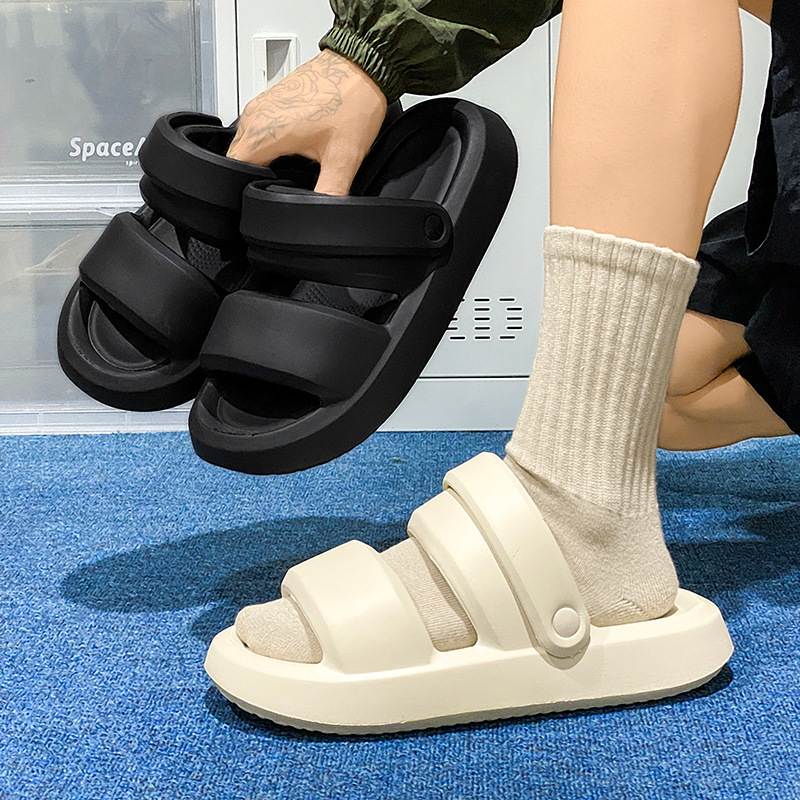 Unisex Leichte Gedämpfte EVA-Plateausandalen
