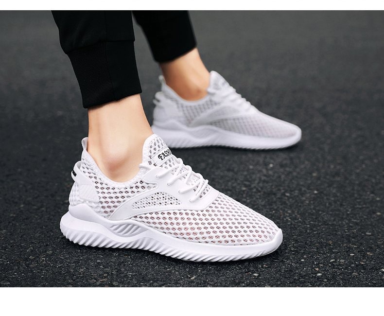 Atmungsaktive, leichte Herren-Sneaker mit Schnürung detail 5