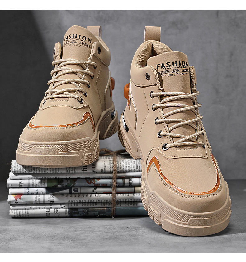 Rutschfeste, strapazierfähige Schnürstiefel für Herren – Stiefeletten detail 10
