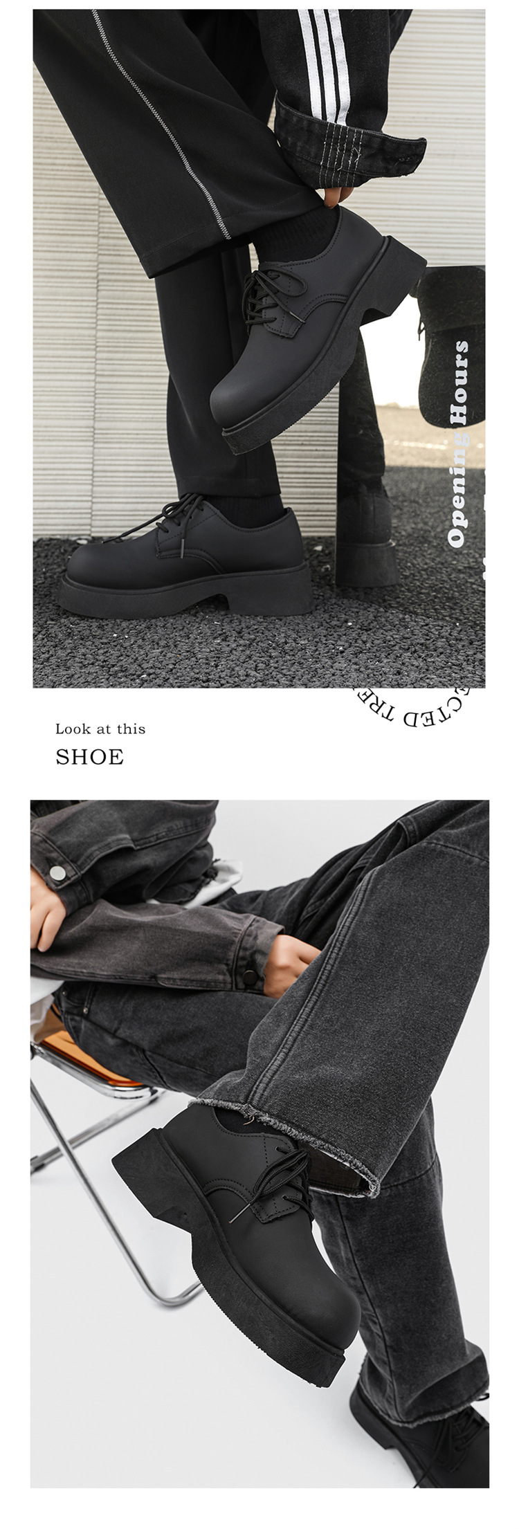 Women's Platform Lace-Up Casual Shoes detail 12