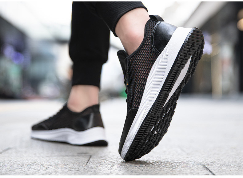 Atmungsaktive & leichte Freizeitschuhe für Herren aus Mesh detail 9