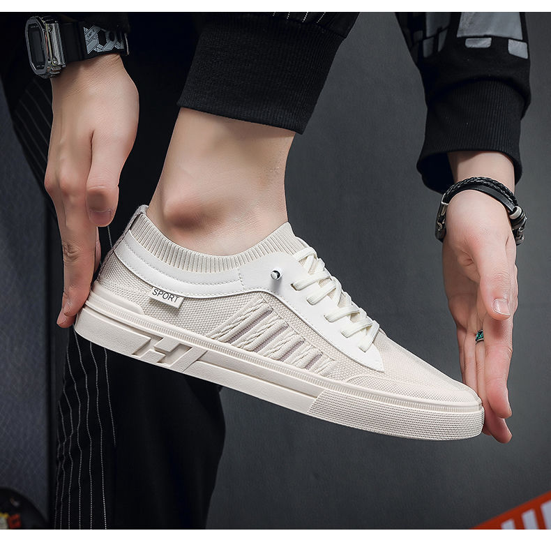 Atmungsaktive, leichte Freizeitschuhe für Herren mit Schnürung detail 2